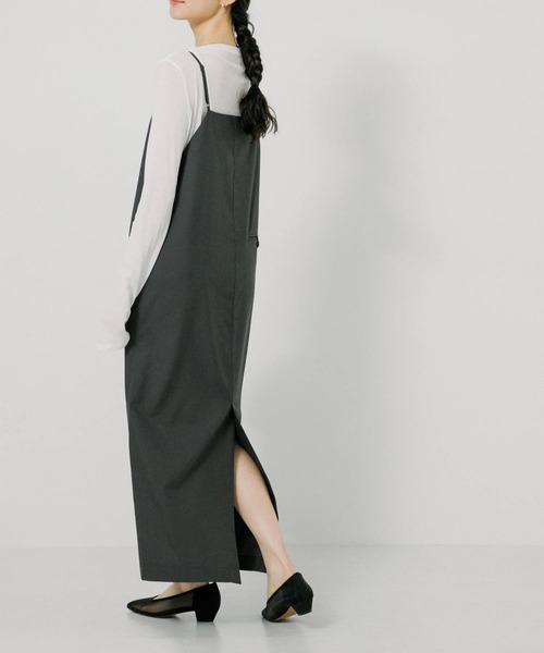 URBAN RESEARCH（アーバンリサーチ）の「ストレートキャミワンピース（ワンピース・レディース・ベージュ系その他/チャコールグレー・FREE）」の13枚目の写真