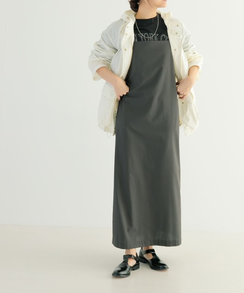 URBAN RESEARCH（アーバンリサーチ）の「ストレートキャミワンピース（ワンピース・レディース・ベージュ系その他/チャコールグレー・FREE）」の20枚目の写真