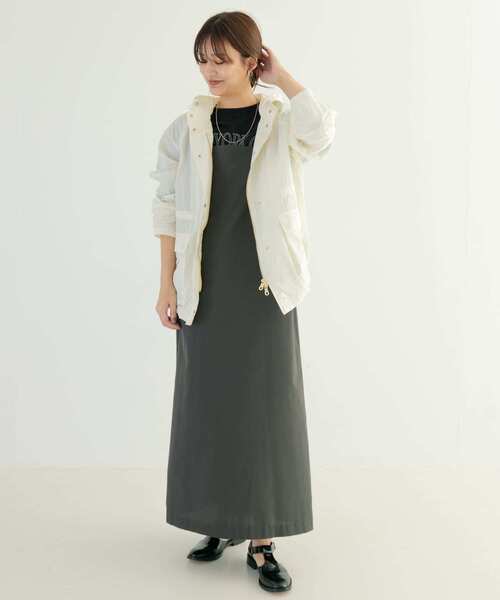 URBAN RESEARCH（アーバンリサーチ）の「ストレートキャミワンピース（ワンピース・レディース・ベージュ系その他/チャコールグレー・FREE）」の21枚目の写真