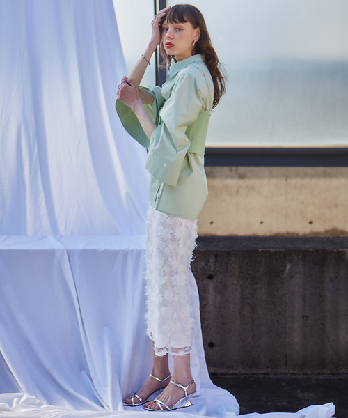 【セール】ジップ開きニットビスチェ（ニット/セーター）｜soffitto（ソフィット）