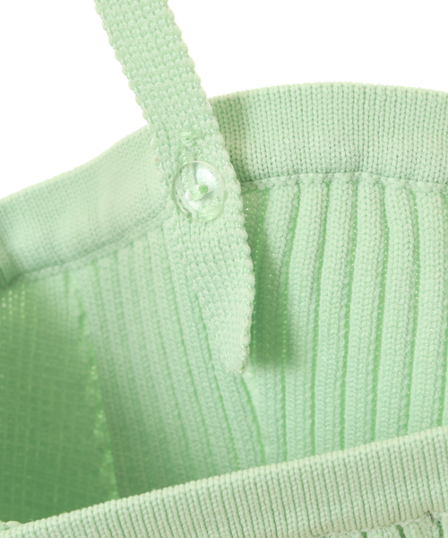 【セール】ジップ開きニットビスチェ（ニット/セーター）｜soffitto（ソフィット）