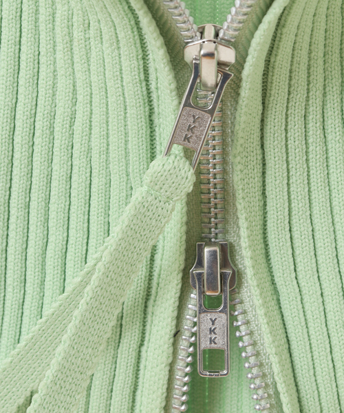 【セール】ジップ開きニットビスチェ（ニット/セーター）｜soffitto（ソフィット）