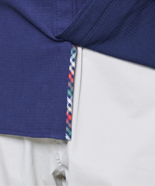 Arnold Palmer（アーノルドパーマー）の「ワッフルガーゼ スターモチーフ シェア シャツ（シャツ/ブラウス・レディース・ネイビー/ホワイト/ベージュ・L/LL/M/S/XS）」の6枚目の写真