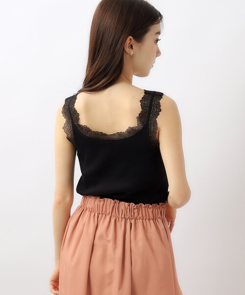 index（インデックス）の「前後2way レースタンクトップ【洗濯機洗い可】（タンクトップ・レディース・ブラック/オフホワイト/ナチュラル・00）」の7枚目の写真