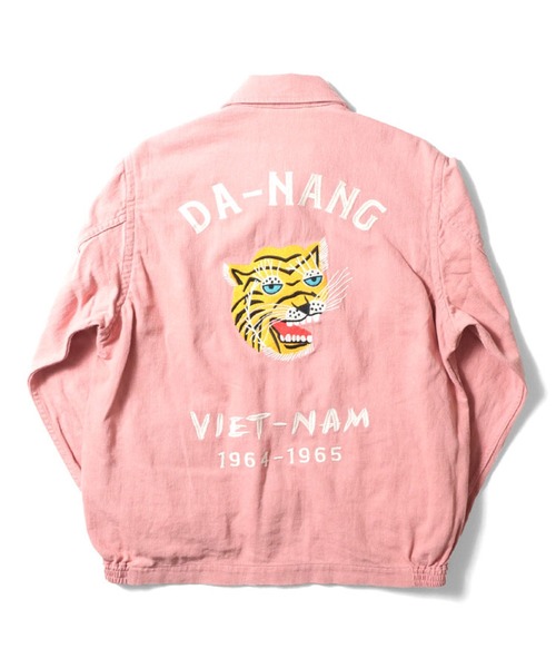 HOUSTON（ヒューストン）の「HOUSTON 綿麻ベトジャン(TIGER)（その他アウター・メンズ・ピンク/ネイビー/その他/ブラック・XX-LARGE/LARGE/MEDIUM/X-LARGE）」の7枚目の写真