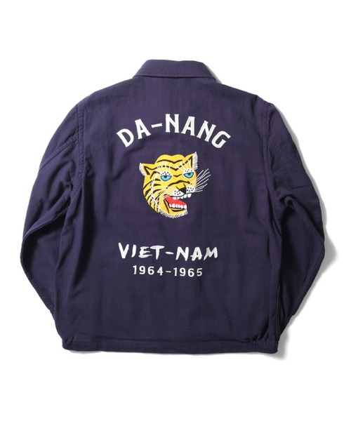 HOUSTON（ヒューストン）の「HOUSTON 綿麻ベトジャン(TIGER)（その他アウター・メンズ・ピンク/ネイビー/その他/ブラック・XX-LARGE/LARGE/MEDIUM/X-LARGE）」の6枚目の写真