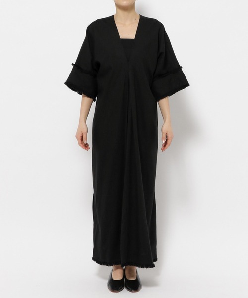 LEPSIM（レプシィム）の「【FOR I SERIES】フリンジデザインワンピース　110833（ワンピース・レディース・ブラック/ホワイト系その他/ブルー系その他/ベージュ系その他/レッド/ホワイト系その他2・FREE/TALL）」の16枚目の写真