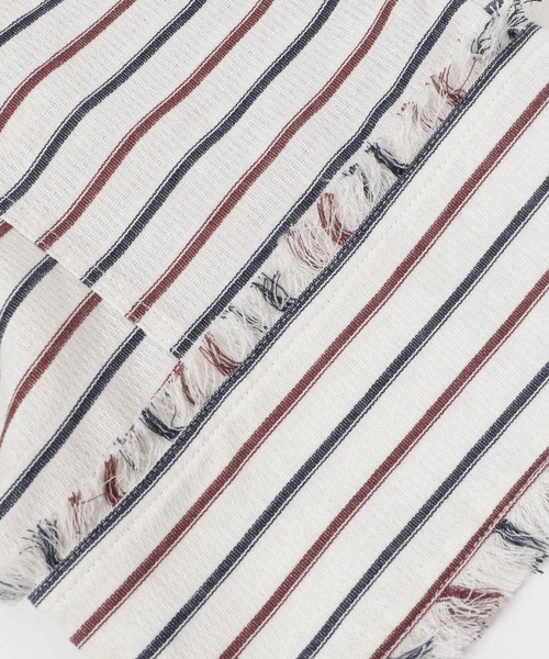 LEPSIM（レプシィム）の「【FOR I SERIES】フリンジデザインワンピース　110833（ワンピース・レディース・ブラック/ホワイト系その他/ブルー系その他/ベージュ系その他/レッド/ホワイト系その他2・FREE/TALL）」の8枚目の写真