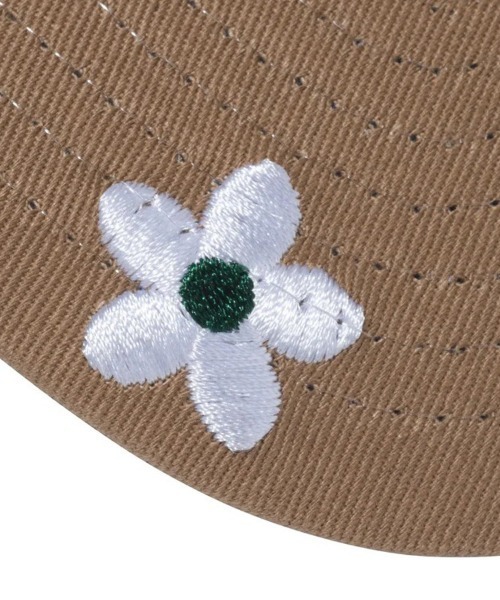 ニューエラ 花刺繍 ベージュ キャップ NEW ERA（ニューエラ）の「【NEW