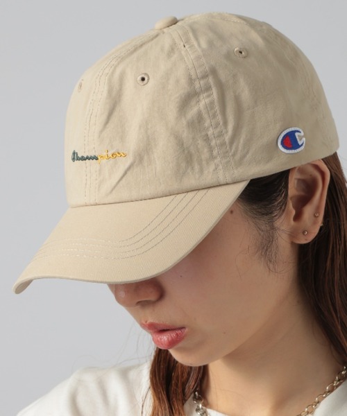 Champion（チャンピオン）の「【Champion】タイプライターキャップ 181-0132（キャップ・メンズ・ブラック/アイボリー/ベージュ/ミント・FREE）」の4枚目の写真