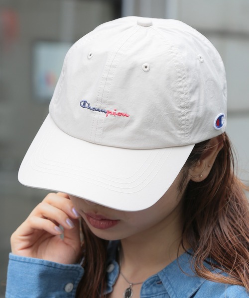 Champion（チャンピオン）の「【Champion】タイプライターキャップ 181-0132（キャップ・メンズ・ブラック/アイボリー/ベージュ/ミント・FREE）」の2枚目の写真