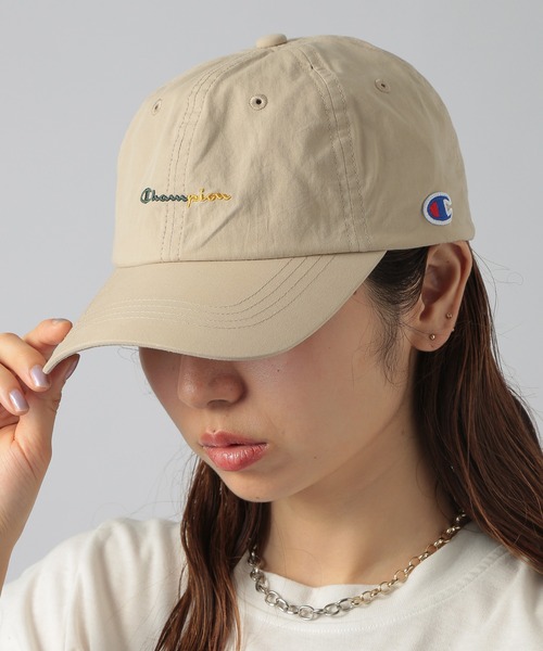 Champion（チャンピオン）の「【Champion】タイプライターキャップ 181-0132（キャップ・メンズ・ブラック/アイボリー/ベージュ/ミント・FREE）」の6枚目の写真