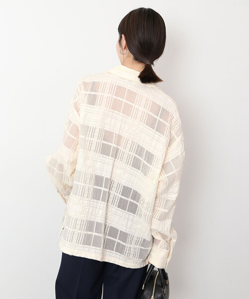SLOBE IENA（スローブイエナ）の「チェックジャガードオープン