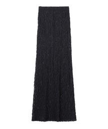 UNEVEN LACE LONG SKIRT