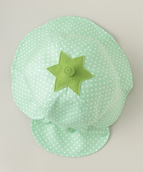 baby cheer（ベイビーチアー）の「日よけフルーツハット【日本製】（ハット・キッズ・レッド/グリーン/レモンイエロー・46-48cm/48-50cm/50-52cm/52-54cm）」の13枚目の写真