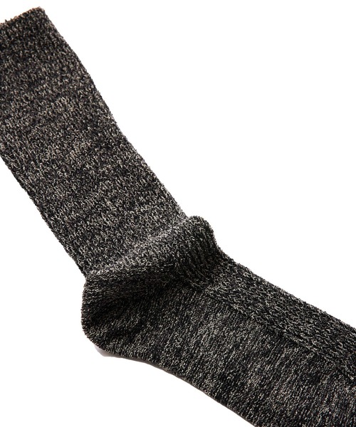 YUQRI（ユクリ）の「【YUQRI】crispy loop（ソックス/靴下・レディース・アイボリー/ブラック/ブルー/グリーン/ピンク・S/M）」の15枚目の写真