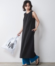 CHIC STYLE | 大きいサイズ ノースリーブワンピース シックスタイル(ワンピース)