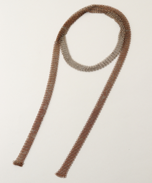 FRAMeWORK（フレームワーク）の「pascale lion メタリックタイ（その他ヘアアクセサリー・レディース・ガンメタ・FREE）」の6枚目の写真