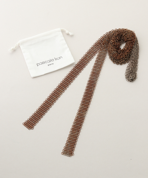 FRAMeWORK（フレームワーク）の「pascale lion メタリックタイ（その他ヘアアクセサリー・レディース・ガンメタ・FREE）」の10枚目の写真