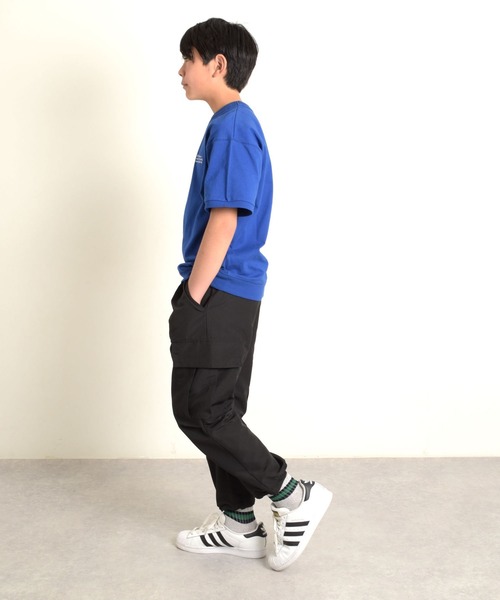 サテン Tapered カーゴパンツ