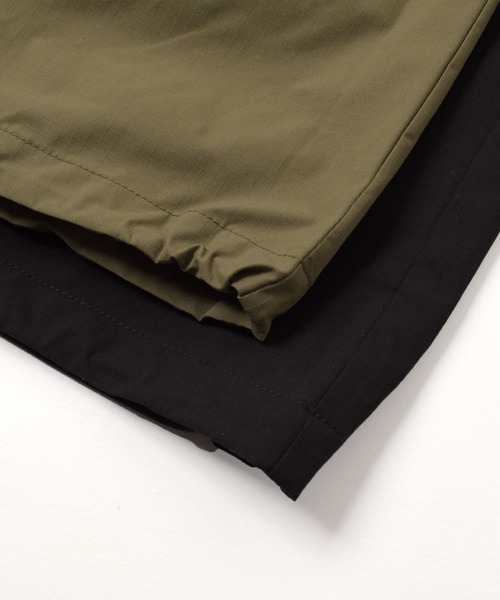 GLAZOS（グラソス）の「【大人向けサイズあり】【撥水】リップストップ・8.5分丈パンツ（その他パンツ・キッズ・カーキ/ブラック・140cm/150cm/160cm/170cm）」の12枚目の写真