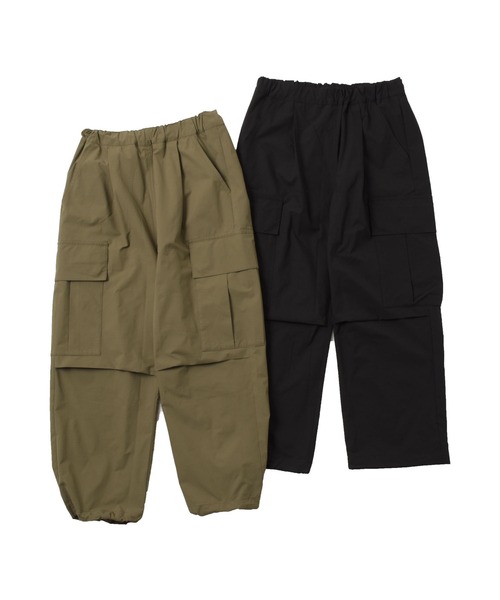 GLAZOS（グラソス）の「【大人向けサイズあり】【撥水】リップストップ・8.5分丈パンツ（その他パンツ・キッズ・カーキ/ブラック・140cm/150cm/160cm/170cm）」の13枚目の写真