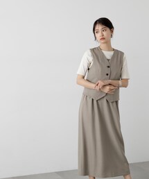 N.(N. Natural Beauty Basic) | ◆ジレ&キャミワンピースセット(ワンピース)