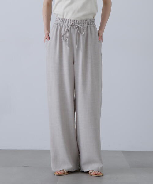 N.（N. Natural Beauty Basic）（エヌエヌナチュラルビューティーベーシック）の「◆ウエストイージーパンツ（その他パンツ・レディース・ブラウン/グレー・SMALL/MEDIUM）」の5枚目の写真