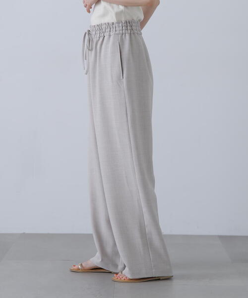 N.（N. Natural Beauty Basic）（エヌエヌナチュラルビューティーベーシック）の「◆ウエストイージーパンツ（その他パンツ・レディース・ブラウン/グレー・SMALL/MEDIUM）」の6枚目の写真