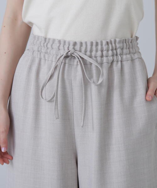 N.（N. Natural Beauty Basic）（エヌエヌナチュラルビューティーベーシック）の「◆ウエストイージーパンツ（その他パンツ・レディース・ブラウン/グレー・SMALL/MEDIUM）」の8枚目の写真