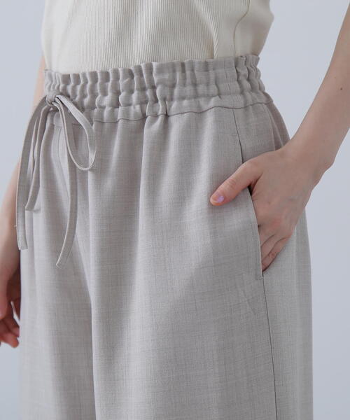 N.（N. Natural Beauty Basic）（エヌエヌナチュラルビューティーベーシック）の「◆ウエストイージーパンツ（その他パンツ・レディース・ブラウン/グレー・SMALL/MEDIUM）」の9枚目の写真