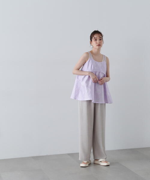 N.（N. Natural Beauty Basic）（エヌエヌナチュラルビューティーベーシック）の「◆ウエストイージーパンツ（その他パンツ・レディース・ブラウン/グレー・SMALL/MEDIUM）」の14枚目の写真