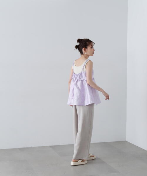 N.（N. Natural Beauty Basic）（エヌエヌナチュラルビューティーベーシック）の「◆ウエストイージーパンツ（その他パンツ・レディース・ブラウン/グレー・SMALL/MEDIUM）」の16枚目の写真