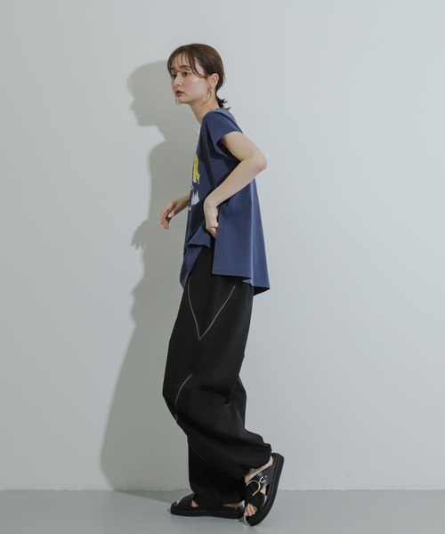 SENSE OF PLACE by URBAN RESEARCH(センスオブプレイスバイアーバンリサーチ)の「ラグランスリーブバンドTシャツ(Tシャツ/カットソー・レディース・その他3/その他1/その他2・ONE)」の14枚目の写真