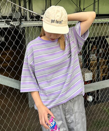 CIAOPANIC | 【ユニセックス】ドローコード付ボーダーTシャツ(Tシャツ/カットソー)