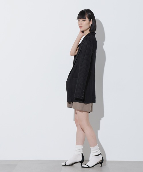 Apo(s)ture（アポスチャー）の「SOFIA-005/マットウーススカートパンツ（その他パンツ・レディース・ベージュ/ブラック/モカ/グレー・XS/S/XL/L/M）」の20枚目の写真