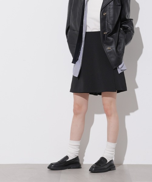 Apo(s)ture（アポスチャー）の「SOFIA-005/マットウーススカートパンツ（その他パンツ・レディース・ベージュ/ブラック/モカ/グレー・XS/S/XL/L/M）」の17枚目の写真