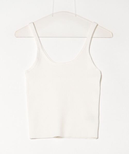 Per sist ence（パーシエンス）の「バイカラーパイピングタンクトップ（タンクトップ・レディース・ブラック系/ブルー系/ホワイト/ブラウン/レッド/ホワイト系/ブラウン系/レッド系/アイボリー/ブラック/ライトグリーン系・FREE）」の2枚目の写真