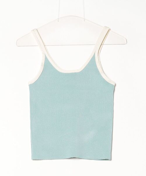 Per sist ence（パーシエンス）の「バイカラーパイピングタンクトップ（タンクトップ・レディース・ブラック系/ブルー系/ホワイト/ブラウン/レッド/ホワイト系/ブラウン系/レッド系/アイボリー/ブラック/ライトグリーン系・FREE）」の22枚目の写真