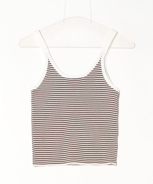 Per sist ence（パーシエンス）の「バイカラーパイピングタンクトップ（タンクトップ・レディース・ブラック系/ブルー系/ホワイト/ブラウン/レッド/ホワイト系/ブラウン系/レッド系/アイボリー/ブラック/ライトグリーン系・FREE）」の20枚目の写真