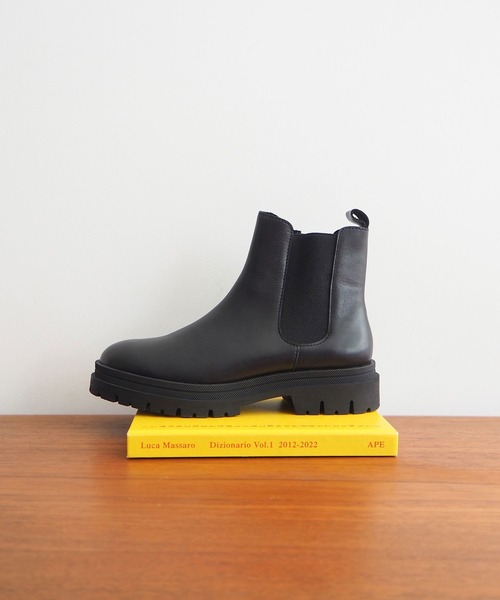 enchanted(エンチャンテッド)の「本革サイドゴアタンクソールブーツ(ブーツ・レディース・ブラック・35/39/38/37/36/40)」の17枚目の写真