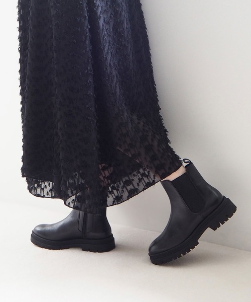 enchanted(エンチャンテッド)の「本革サイドゴアタンクソールブーツ(ブーツ・レディース・ブラック・35/39/38/37/36/40)」の14枚目の写真