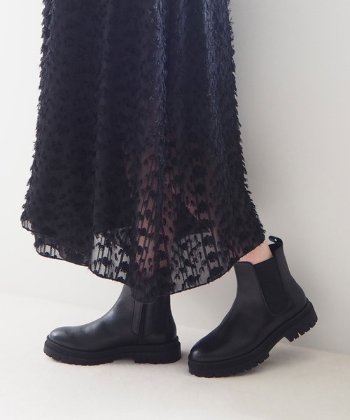 enchanted(エンチャンテッド)の「本革サイドゴアタンクソールブーツ(ブーツ・レディース・ブラック・35/39/38/37/36/40)」の15枚目の写真