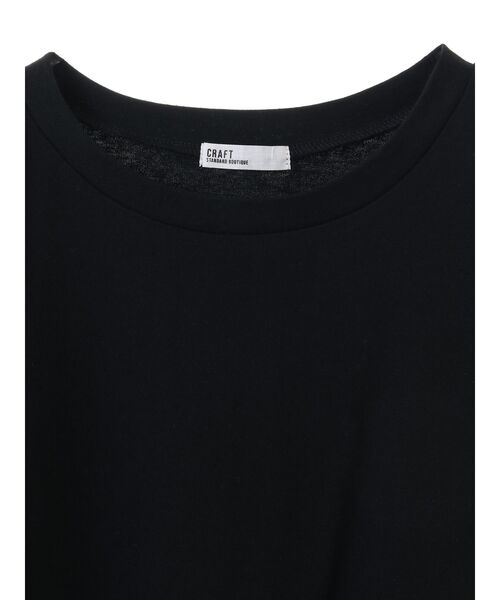 CRAFT STANDARD BOUTIQUE（クラフトスタンダードブティック）の「袖ギャザーフレアプルオーバー（Tシャツ/カットソー・レディース・ブラック/ブラウン/レッド/ホワイト/サックスブルー・FREE）」の11枚目の写真