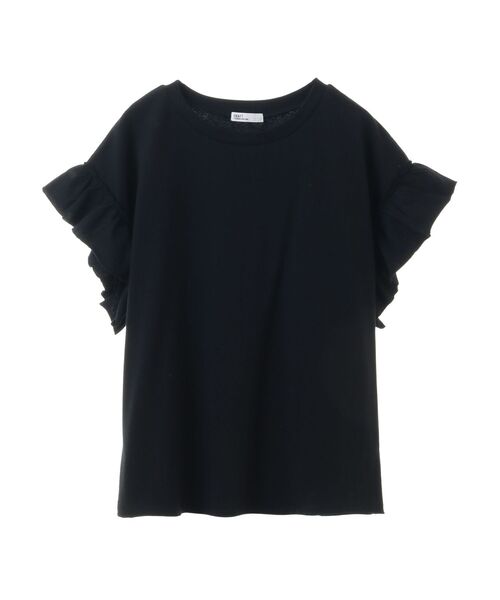 CRAFT STANDARD BOUTIQUE（クラフトスタンダードブティック）の「袖ギャザーフレアプルオーバー（Tシャツ/カットソー・レディース・ブラック/ブラウン/レッド/ホワイト/サックスブルー・FREE）」の7枚目の写真