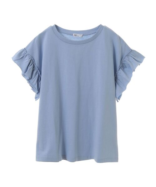 CRAFT STANDARD BOUTIQUE（クラフトスタンダードブティック）の「袖ギャザーフレアプルオーバー（Tシャツ/カットソー・レディース・ブラック/ブラウン/レッド/ホワイト/サックスブルー・FREE）」の10枚目の写真