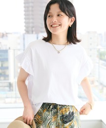 CRAFT STANDARD BOUTIQUE | 袖ギャザーフレアプルオーバー(Tシャツ/カットソー)