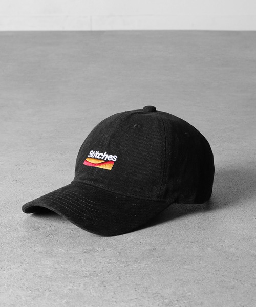 ZIP FIVE（ジップファイブ）の「Stitches 綿100 センターロゴ BB バックベルト付き キャップ（キャップ・レディース・ブラック/グレー/ベージュ/ネイビー/グリーン・FREE）」の2枚目の写真