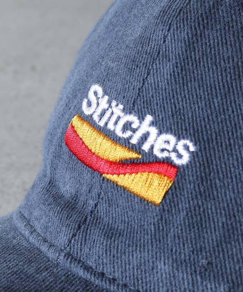 ZIP FIVE（ジップファイブ）の「Stitches 綿100 センターロゴ BB バックベルト付き キャップ（キャップ・レディース・ブラック/グレー/ベージュ/ネイビー/グリーン・FREE）」の7枚目の写真