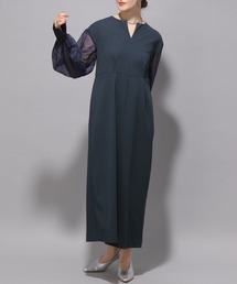 LEPSIM | 【結婚式/オケージョン】ドッキングシアースリーブワンピース 128508(ドレス)